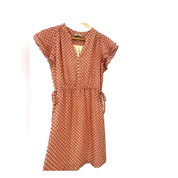 H&M Dress red Fit And Flare Business Casual Summer Women’s 6 - Picture 1 of 9